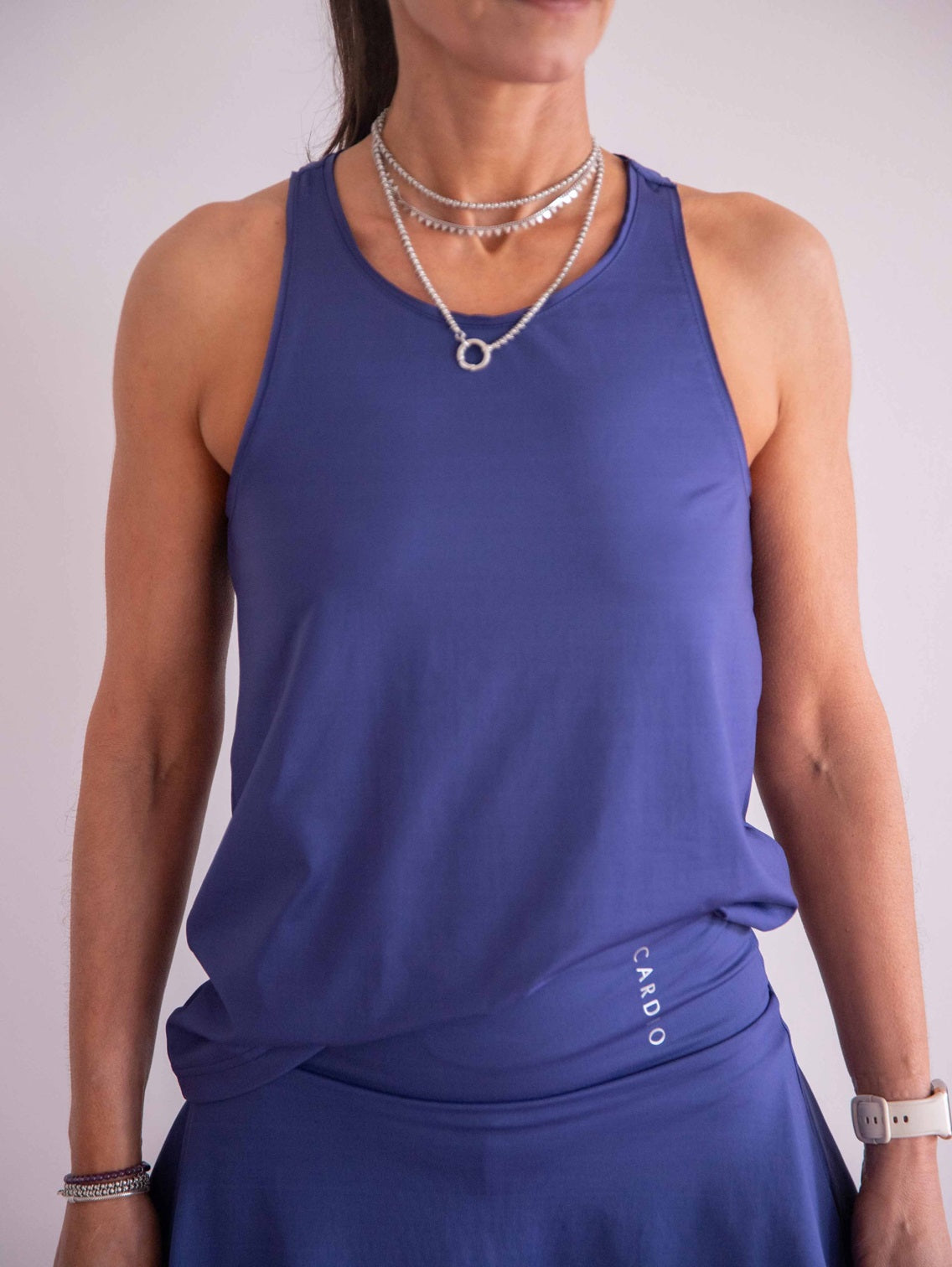 Blue Sleeveless Tshirt