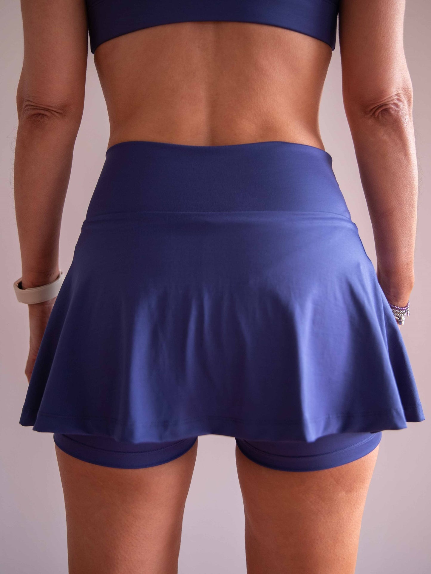 Blue Skirt Shorts