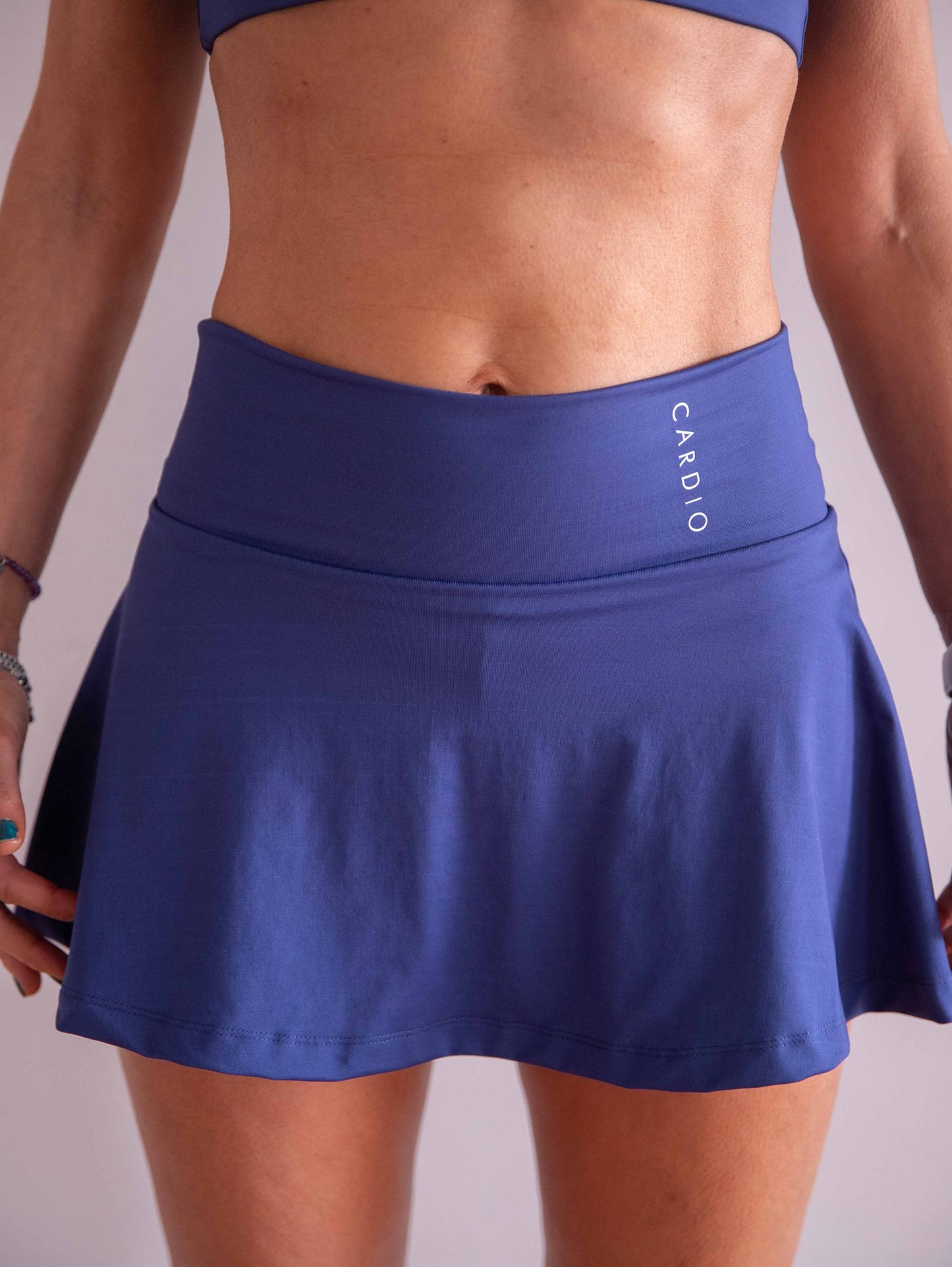 Blue Skirt Shorts